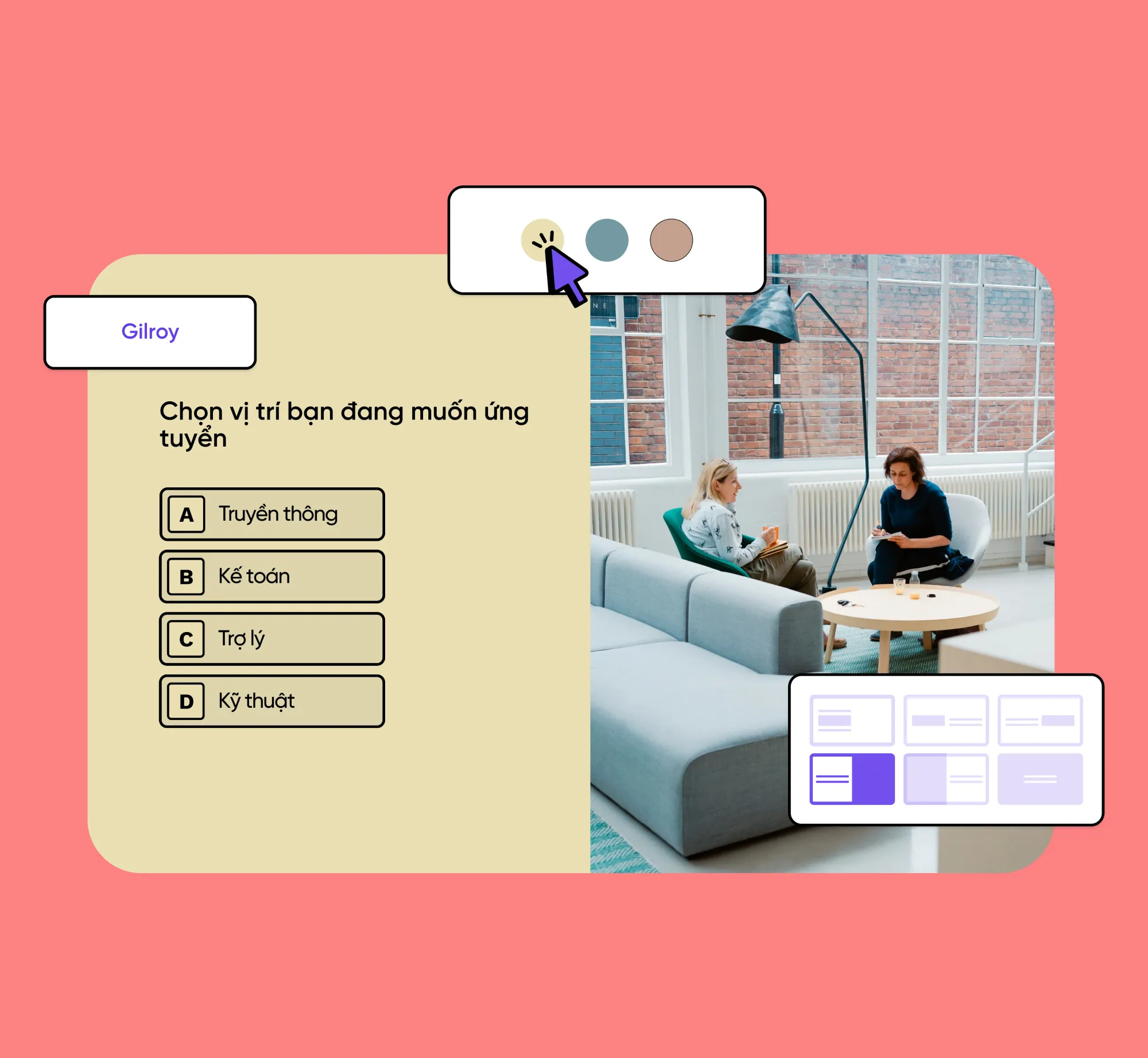Biểu mẫu đẹp và có tính thương hiệu cao