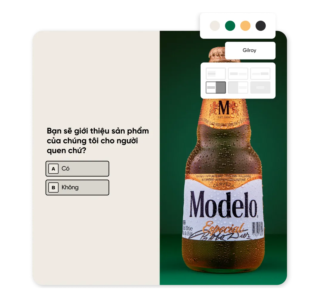 Tùy biến biểu mẫu thương hiệu